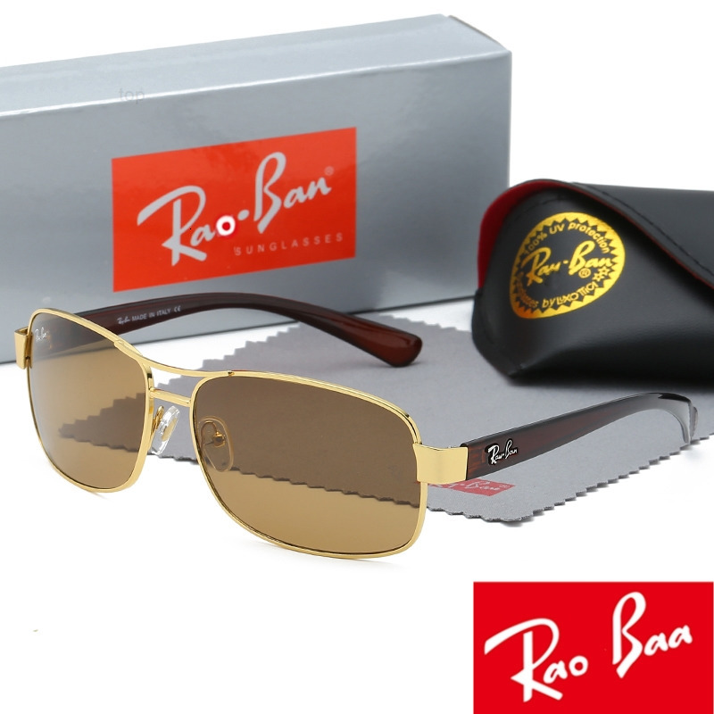 men rao baa sunglasses classic brand retro luxury designer eyewear metal frame designers sun glasses woman ml 3379 with boxаraybandеraybanоrayаban 4APM