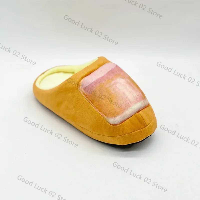 Creative Quirky Simulation Thumb Slippers Short Plush Funny He Couple Shoes Men and Women Winter Thick Warm He Shoes Y250818