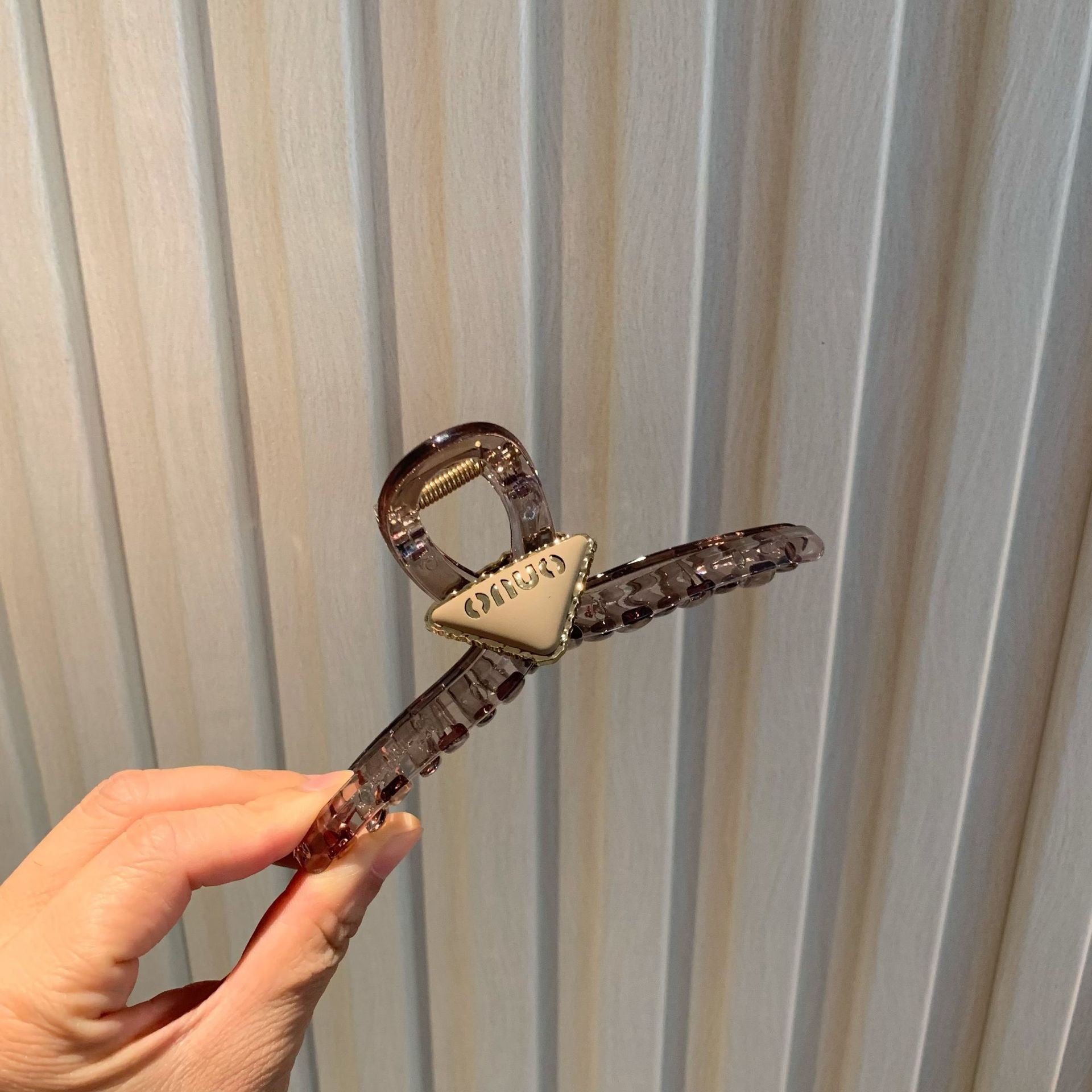 Large Size French Triangle Hair Clip Shark Clamp Women's Back of Head Hair Accessories Early Autumn New Style Hair Grips Hair Accessories