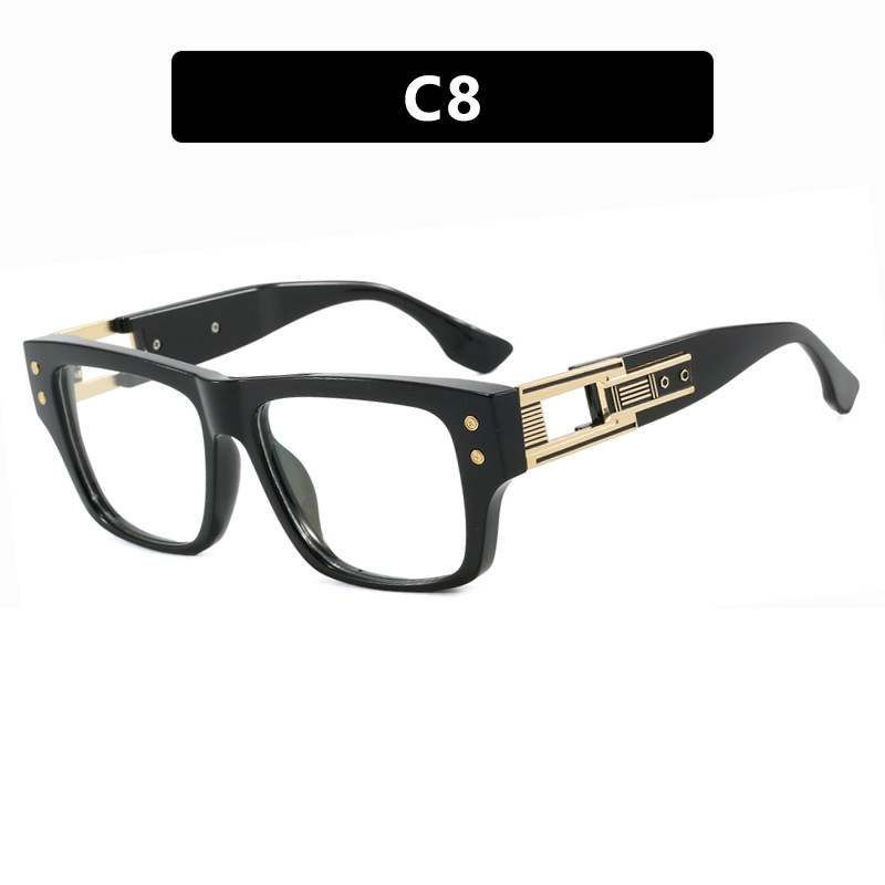 2025 Luxury Street Square Sunglasses Over sized Flat Top Driving Shades Retro Euro UV400 Eye wear for Women Men