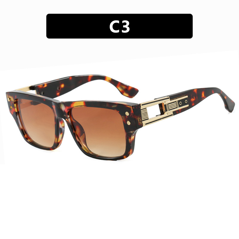 2025 Luxury Street Square Sunglasses Over sized Flat Top Driving Shades Retro Euro UV400 Eye wear for Women Men