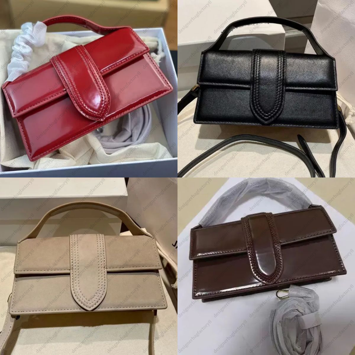 designer bag Shoulder Bag Le Bambino chiquito bag Bisou Perle mini bag Vintage Women Handbag Messenger Bag Underarm Frosted Suede Leather Luxury Purse Underarm Bag