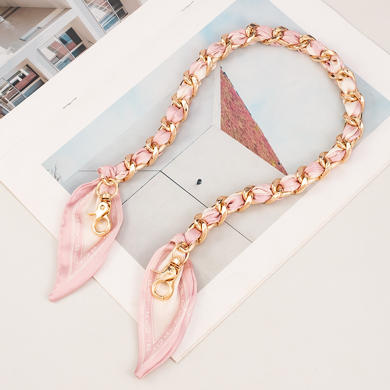 Accessories Woven Replacement Exquisite Crossbody Bag Pendant Ornament Metal Scarf Decoration Long Bag Strap Versatile Handmade 250726