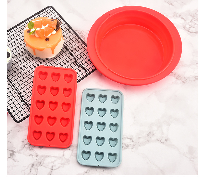 Silicone Baking Tray for Air Fryer - Non-Stick & Easy-to-Clean Round Pan baking tools Factory wholesale