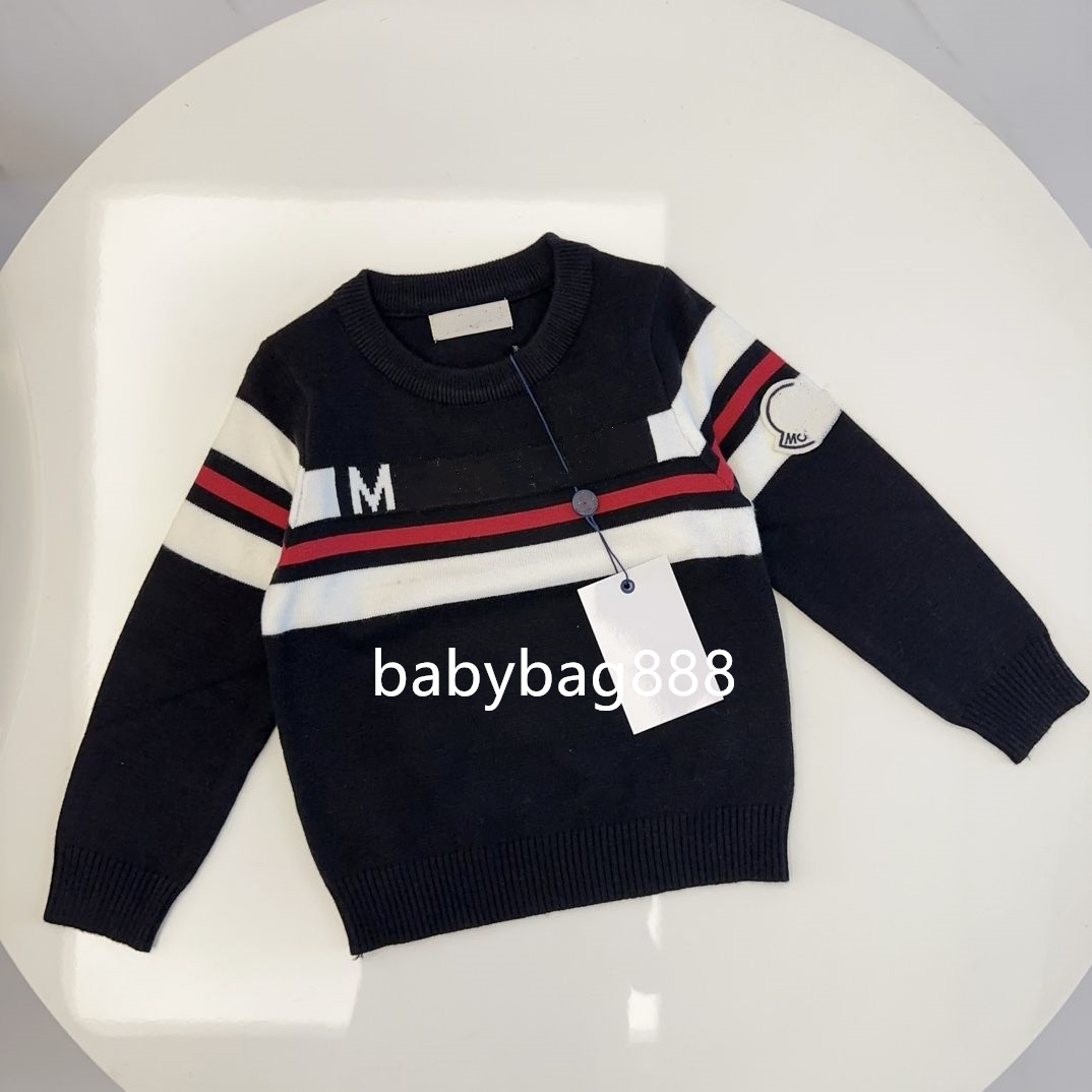 Children's designer Kids Sweater fashion brand classic pattern long sleeved children's clothing luxurious outdoor casual size 90-160cm D17