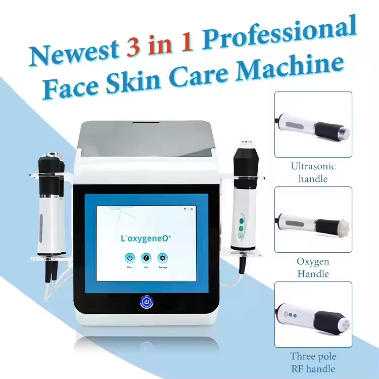 Newest 3 In 1 CO2 Bubble Oxygenation Facial Machine Skin Care Anti Aging Wrinkle Removal Hydra Dermabrasin CO2 Bubble Machine