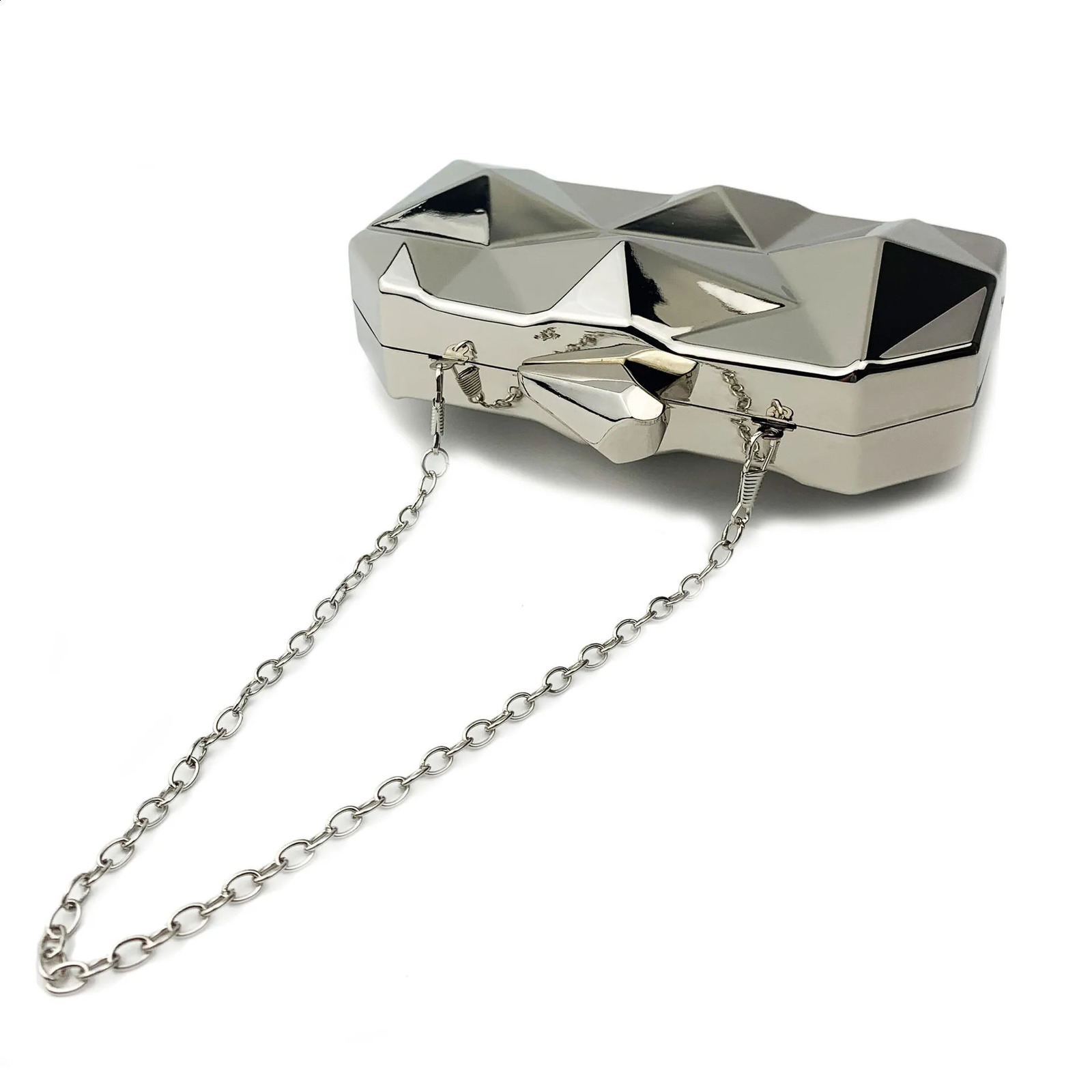 Metal Irregular Concave and Convex Crowd Banquet Dress Handheld One Shoulder Crossbody Womens Bag 250815