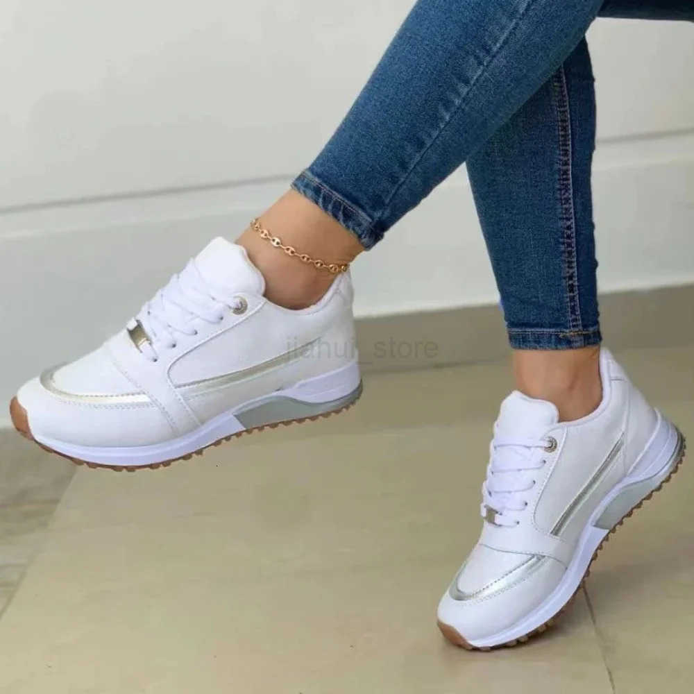 Women Casual Sneakers Summer New Fashion Breathable Mesh Lace Up Sports Shoes for Women Platform Ladies Walking Ladies Shoes M250818