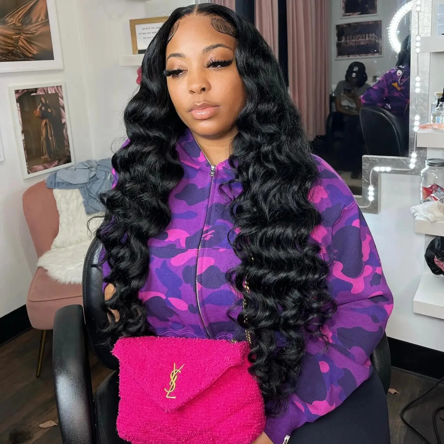 Wave wig Lace Front Human Hair Wig 30 40 Inches Brazilian Water Deep Wave 13x4 HD Lace Frontal Wig Curly Wigs For Women