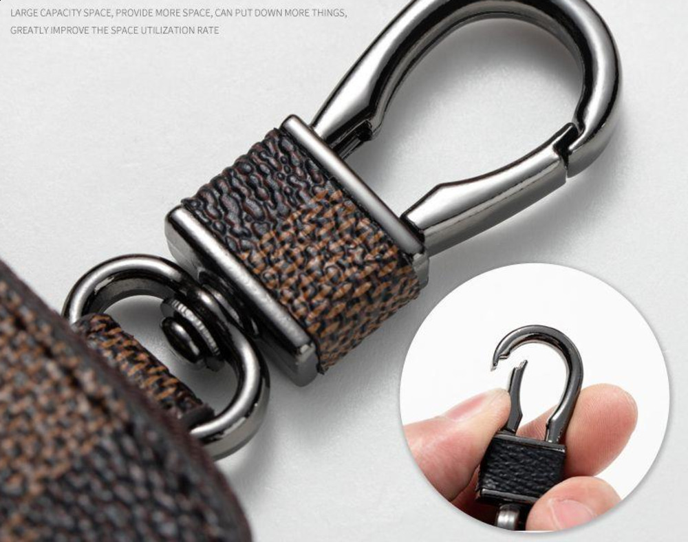 Car Key Protective Case Key Bag Mens Compact Ultra-Small Multi-Functional High-End Leather Case Large Capacity Car Key 250818
