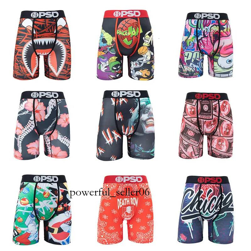 Mens Designer Boxer Underwear Beach Shorts Sexy Underpa Printed Soft Cartoon Print Comfortable Fashion Underpants Branded Male Short Mens Underwear 4eb
