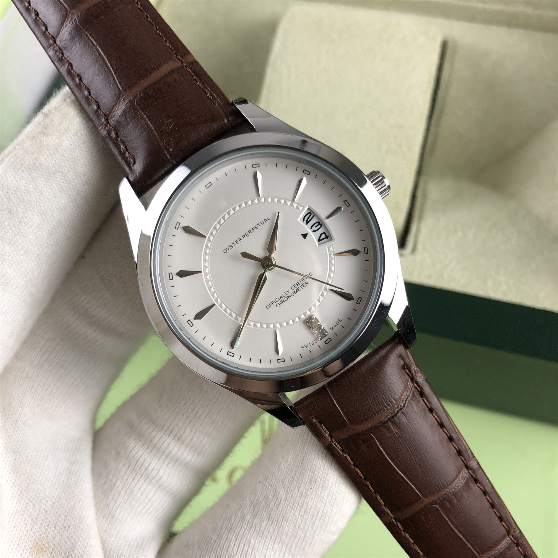 Mens women Cellini Watches 39mm Automatic Movement Stainless Steel Watch womens Mechanical Quartz Wristwatches waterproof Luminous montre de luxe #795