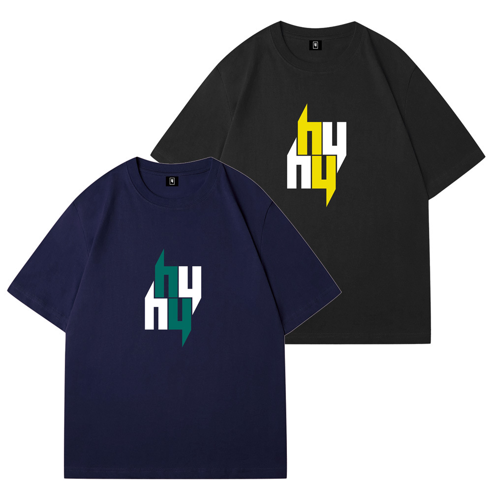 Men's T-shirts Luxurious Design High-end Black And White Cotton Graphics Street Hip-hop Gothic Summer Prints Harajuku Short-sleeved Cotton Oversi