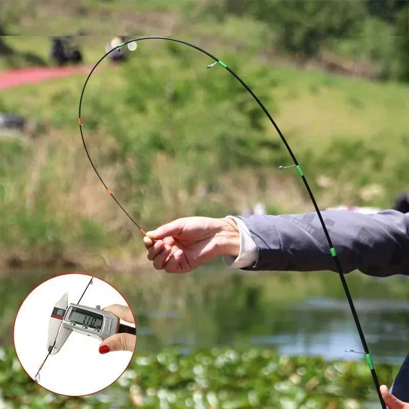 1.8m Ultra Light Fishing Rod Carbon Fiber Casting/Spinning Fishing Pole UL Solid Tip Bait WT 2-8g Line WT 2-6LB Lure Fishing Rods Y250818
