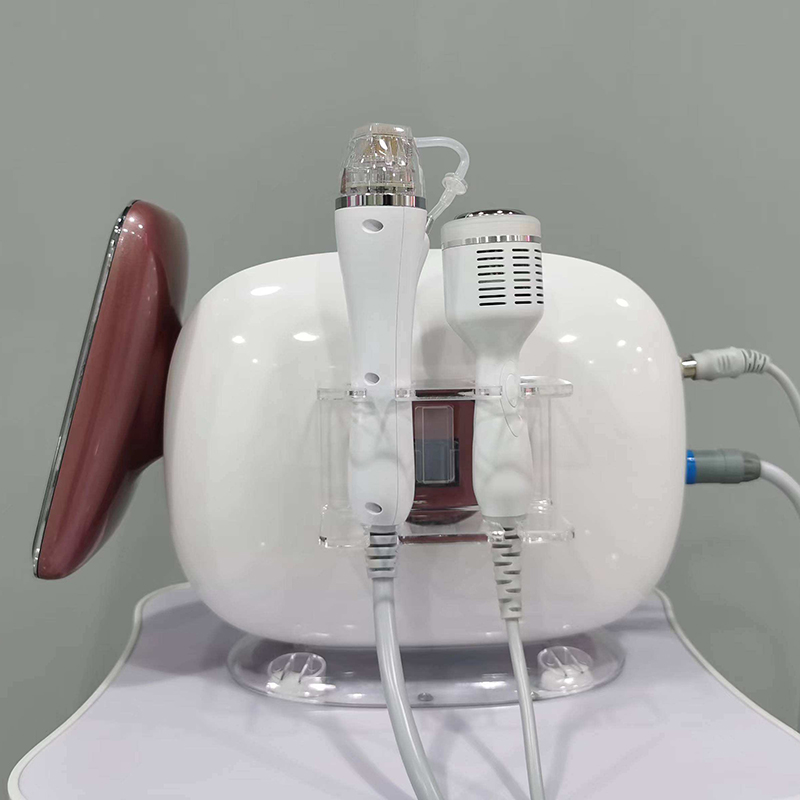 Microneedling RF Face Lifting Beauty Machine With Cold Hammer 2in1 Fractional RF Radio Frequency Needling Wrinkle Removal Acne Scars Stretch Mark Trea