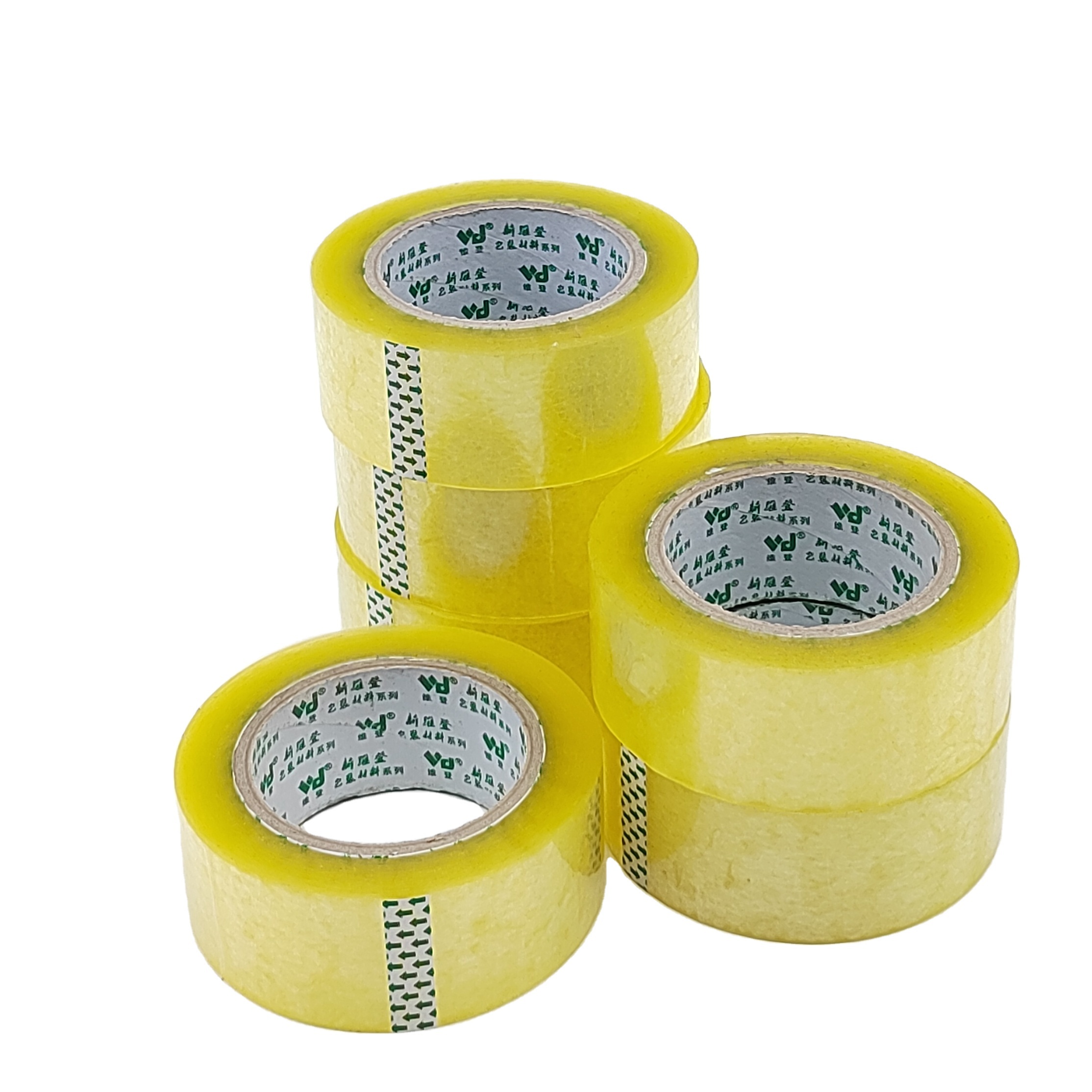 100m Yellow Tape Stationery Seal Tape High School Office Accessories Packaging Self-adhesive Tape Viscidity