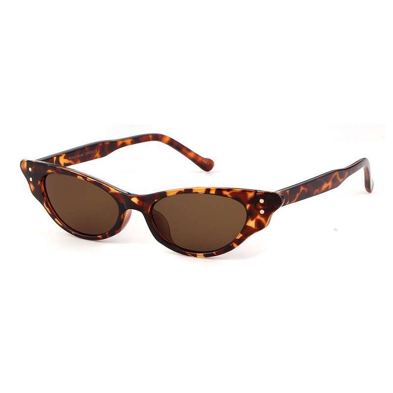 Luxurious Sunglasses Triangle Cat Eye Men Narrow Designer Sunglasses Versatile Frame Sun Glasses for Women Summer High-End Feel