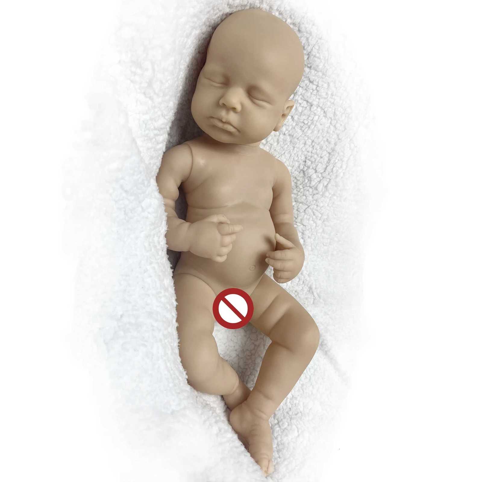 18 Inch Reborn Baby Kit Boy Doll Loulou Unpainted Waterproof Full Body Soft Vinyl Handmade Baby Toy Restic DIY Doll Z250818