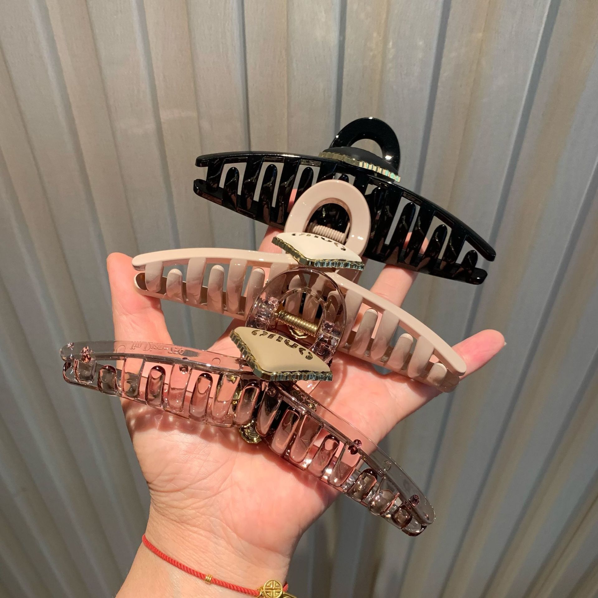 Large Size French Triangle Hair Clip Shark Clamp Women's Back of Head Hair Accessories Early Autumn New Style Hair Grips Hair Accessories