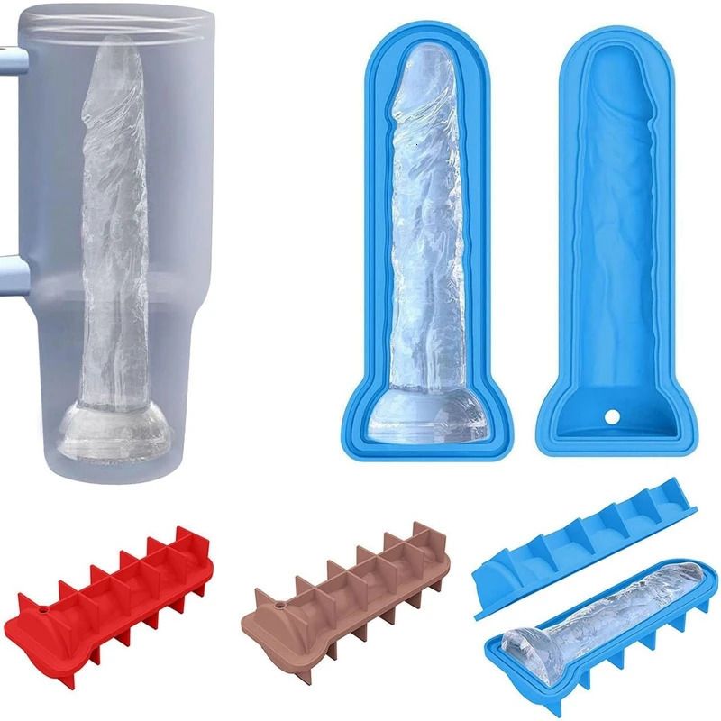 1 Pcs Adult Prank Ice Cube Mold Trays Fun Shapes Novelty Silicone Molds for Chilling Whiskey Cocktails Juice Drink hj0818