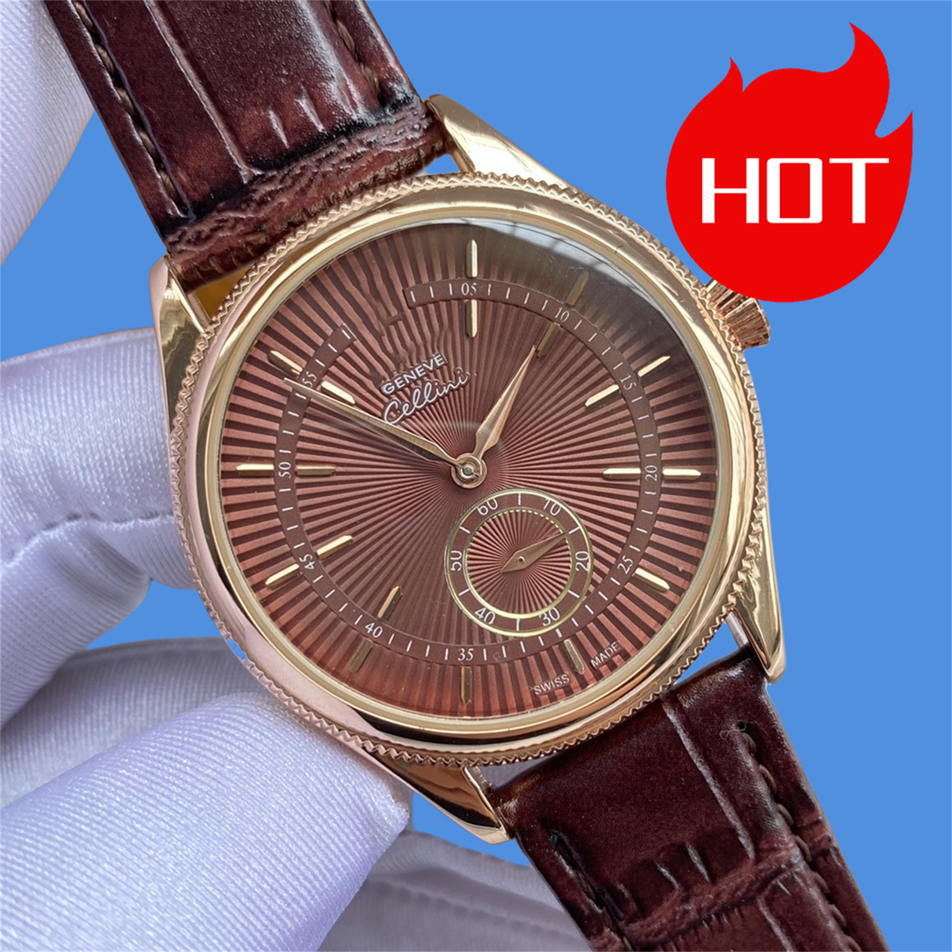 Mens women Cellini Watches 39mm Automatic Movement Stainless Steel Watch womens Mechanical Quartz Wristwatches waterproof Luminous montre de luxe #239