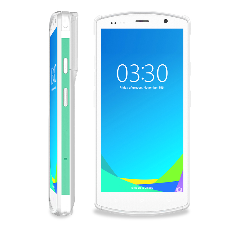 Compact Efficient PDA handheld Scanner 4000mAh Battery Waterproof Logistics Management Device 1D/2D NFC Capabilities Supports fingerprint recognition.