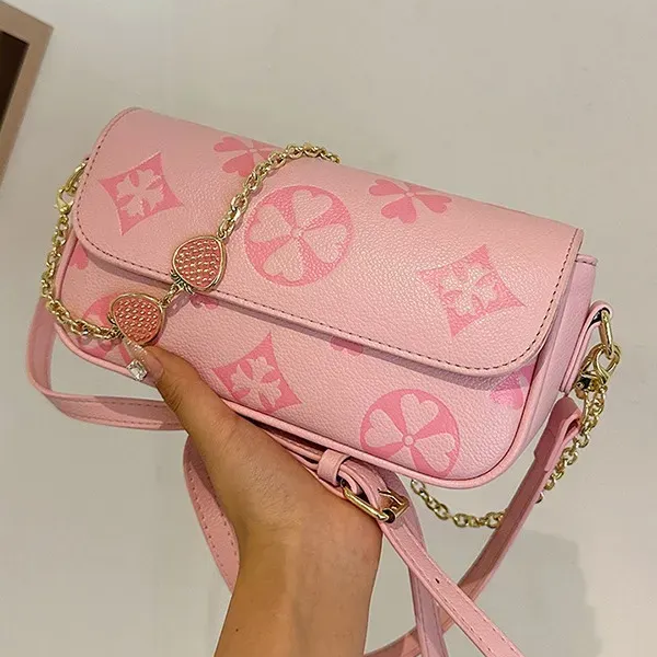 Designer bag Shoulder Bag Luxury Bag Crossbody Purse Designer 2025 printed crossbody bag women's fashion all-match commuter shoulder bag white pi
