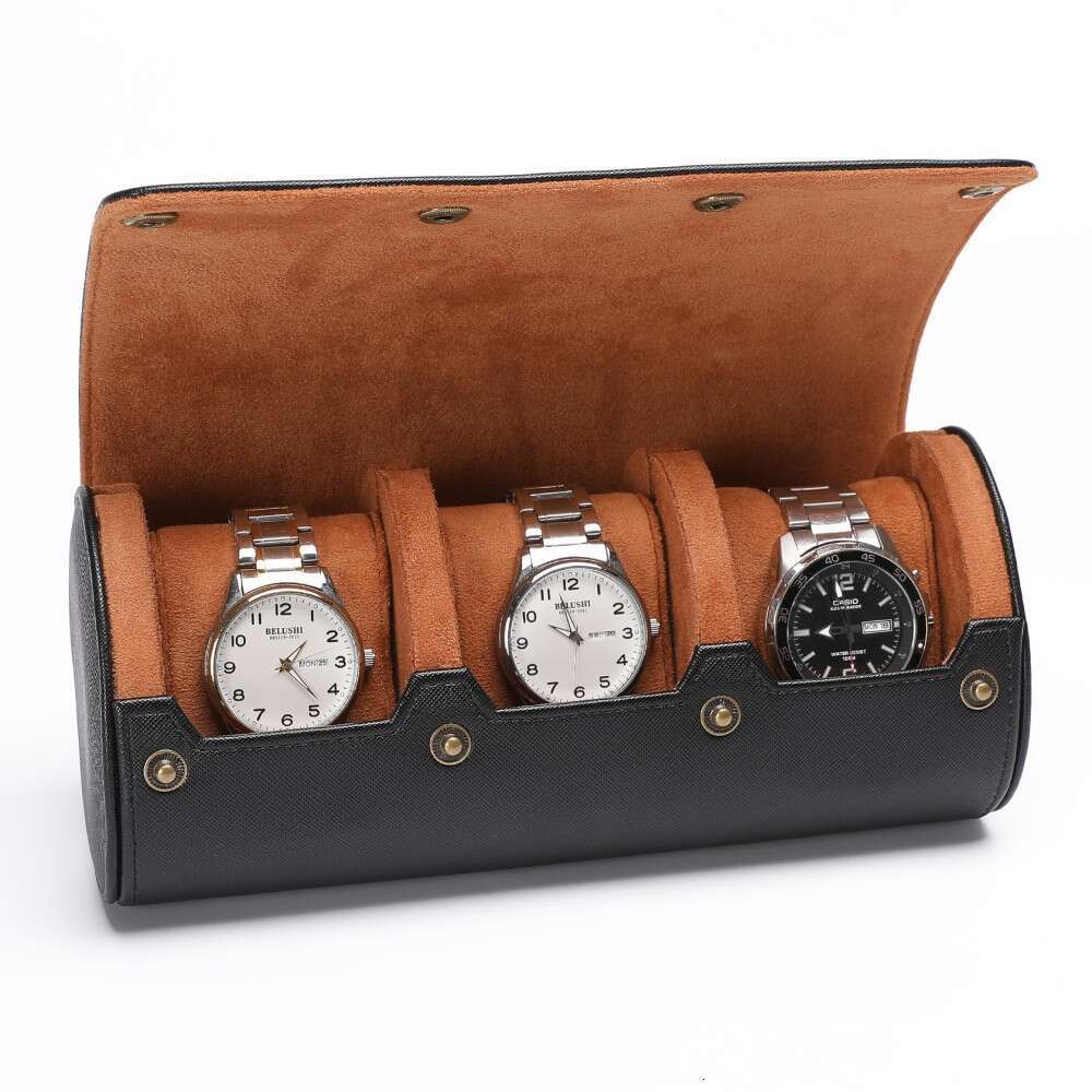 Card High-End Genuine Feel Leather 1/2/3 Slot Watch Storage Jewelry Box
