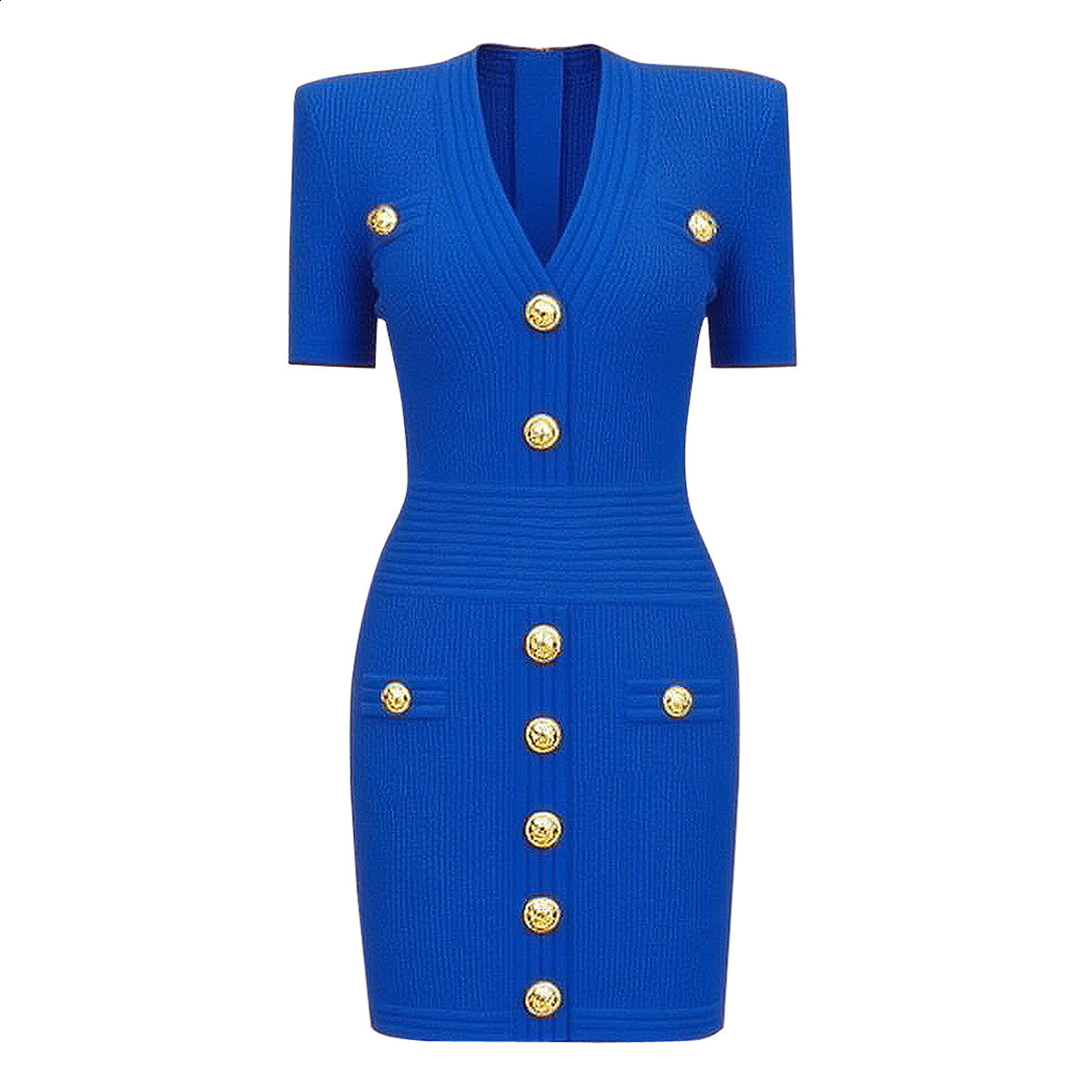 2025 Summer Korean Style Womens Fashion Small Fragrance French Style Short Sleeve A-line Slim Knitted Dress For Women 250718