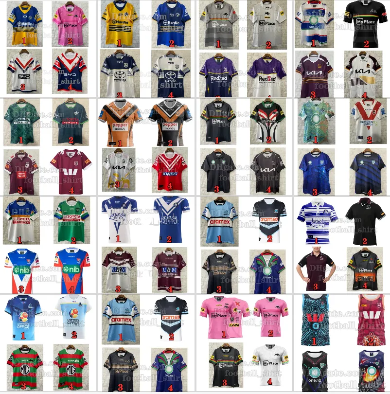 5XL 2025 Warrior Shark rugby Jerseys Wild Horse Maru Rooster Cowboy Titan Panthers Rhinoceros Home Away Training JERSEY League rugby wear