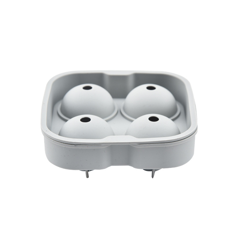 Reusable Silicone ice hockey puck mold with Four/ Six Compartments Perfect for Crafting Customized Frozen Beverages at Home