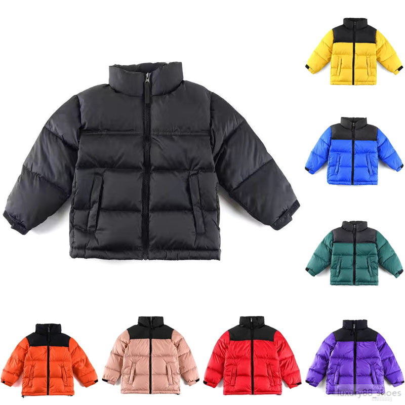 Kids children Coat NNF designer 2025 winter Jacket boys girls outdoor Down hooded Warm Parka Black Puffer Jackets Letter Print Clothing Outwear 120180 H251011