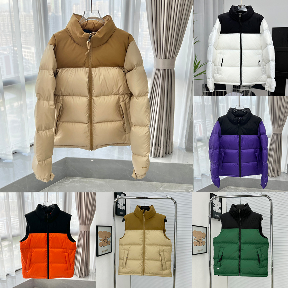 Men designer jacket coats women casual stand collar warm down cotton puffer jackets top winter parkas mixed colors couple overcoat black white grey