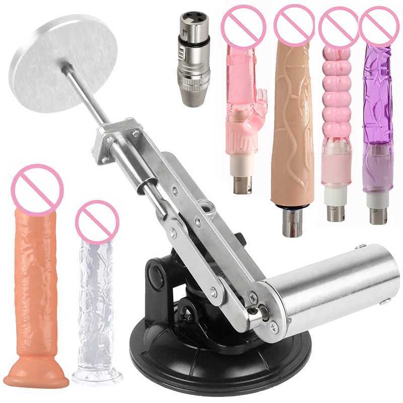 Mini Telescopic Sex Machine 45mm Stroke with Suction Cup Dildo or 3XLR Dildo Reciprocating Linear Actuator Female Sexual Stoys gbamboo_NNCR