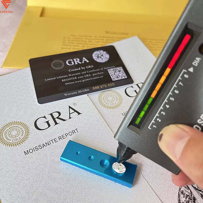 Pass the Diamond Tester 4mm Moissanite Tennis Chain 925 Sterling Silver Iced Out Tennis Bracelet with Gra Women Men