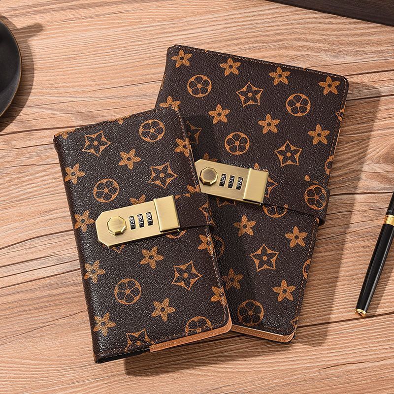 A5A6 Password Book B5 Lockable Notebook Business Office Cute Record Book Study Notebook Journal 250818