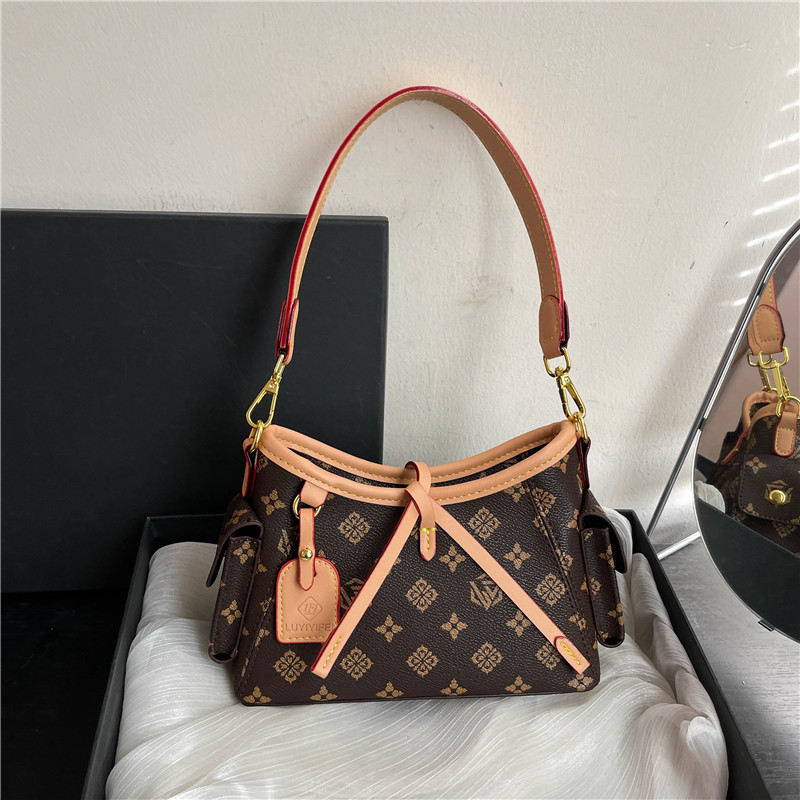 2025 HOT Free shipping designer bags for womens Shoulder bags khaki white blue brown Printed versatile and fashionable single shoulder crossbody bag