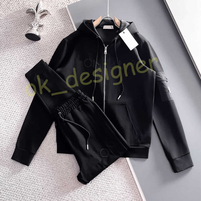 Mens Tracksuit Designer Two Pieces Sets Jackets Hoodie Pants With Letters Fashion Spring Autumn Outwear Sports Set Tracksuits Jacket Tops Suits Asian size M-3XL