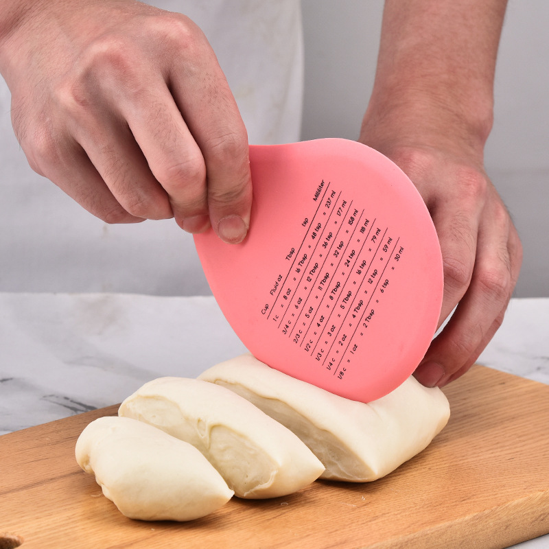 Bakery Tools:Food Grade Plastic Cake Scraper for Baking - Half Round Soft Spatula Durable Kitchen Utensil Silicone Rubber