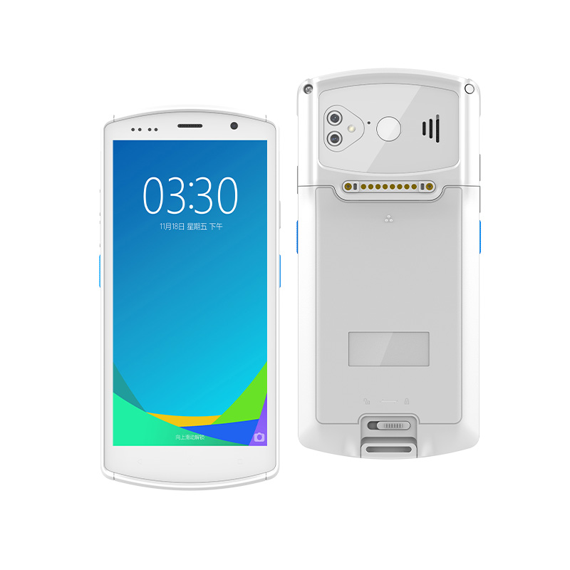 Compact Efficient PDA handheld Scanner 4000mAh Battery Waterproof Logistics Management Device 1D/2D NFC Capabilities Supports fingerprint recognition.