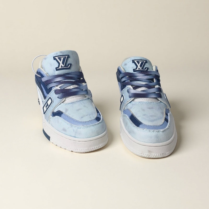 designer shoes 2025 All-match Tie-dye Denim Process Unisex Fashion Sneakers ca