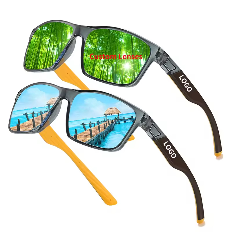 New polarized sunglasses for men and women sports sunglasses square trendy glasses cycling and driving sunglasses