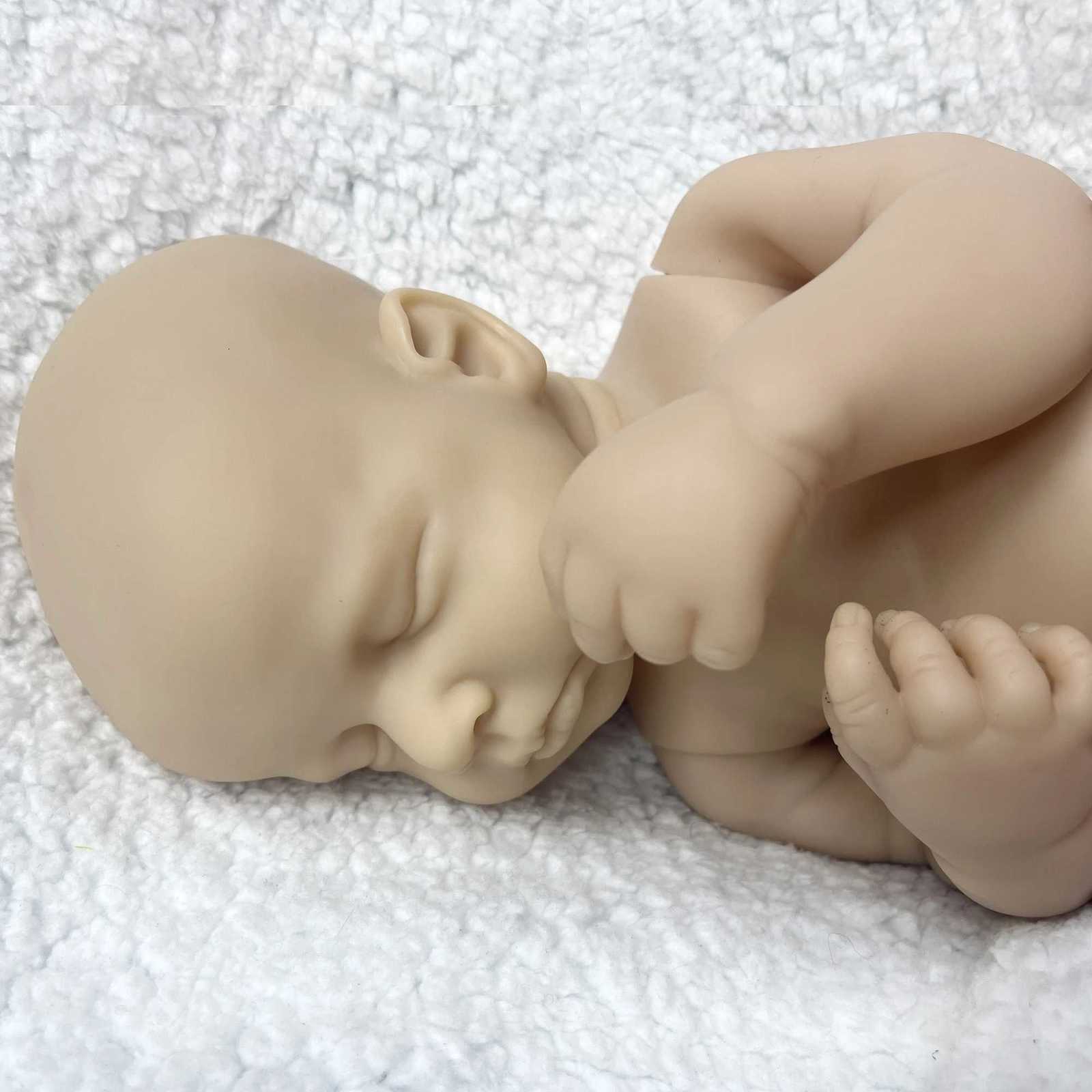 18 Inch Reborn Baby Kit Boy Doll Loulou Unpainted Waterproof Full Body Soft Vinyl Handmade Baby Toy Restic DIY Doll Z250818