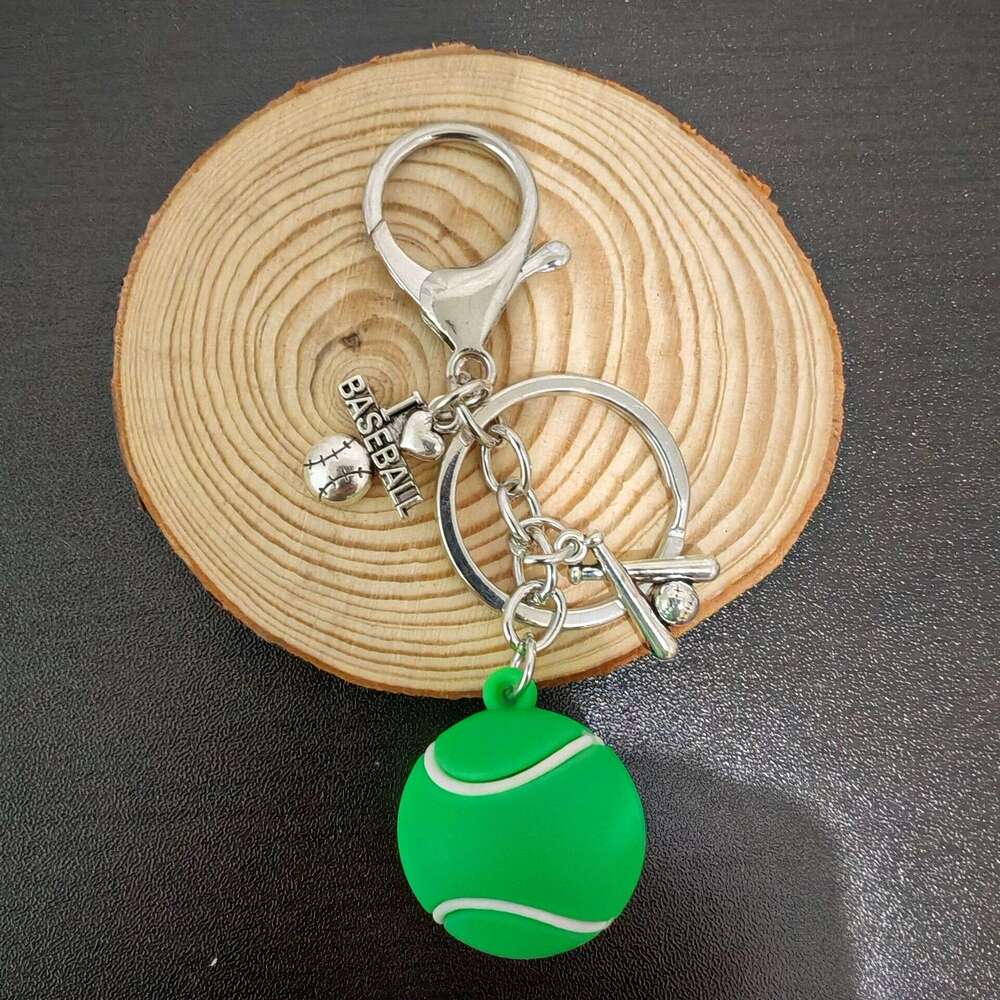 Simulated Football 3D Pendant Sports Event Mini Souvenir Keychain Accessory