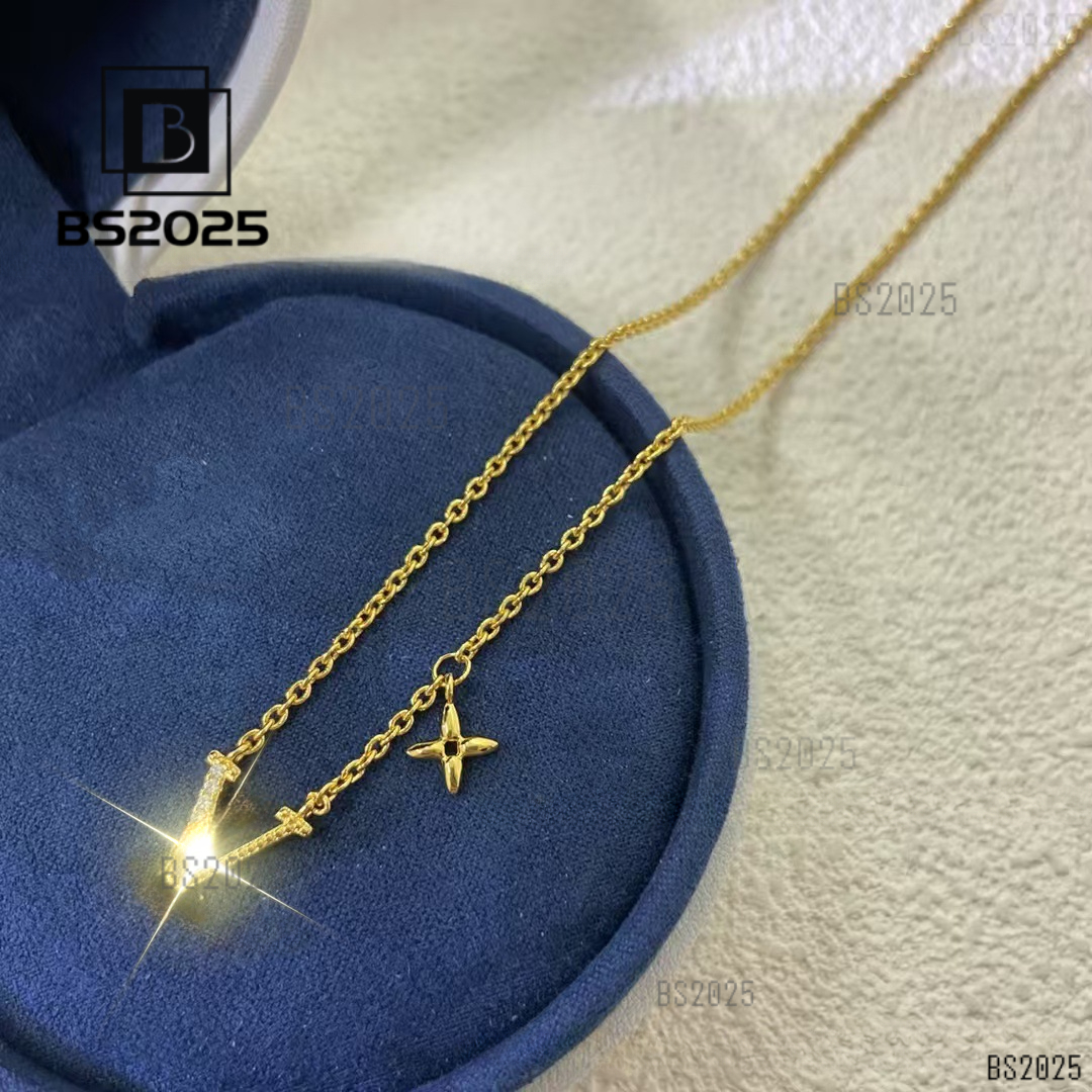 Lvs luxury necklace elegant necklaces designer necklaces women Gothic chains top quality pendant charm jewellery designer for women gifts 030