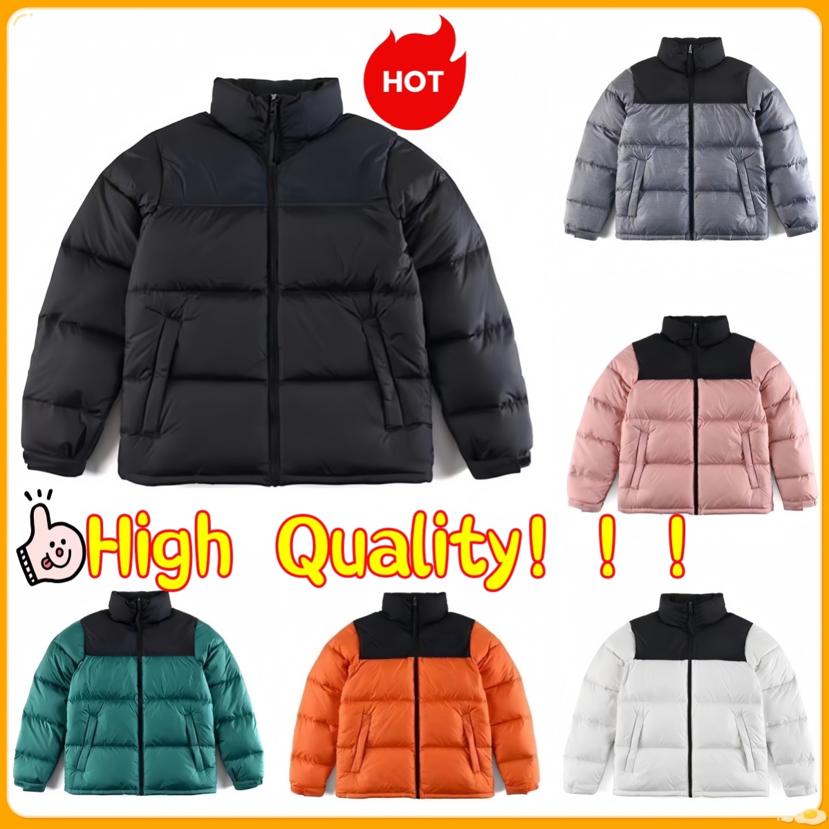 Designer puffer jacket men winter jacket parka women jacket mens down jacket winter outdoor fashion llong sleeve casual unisex zippers windproof parkas Coats m-2xl