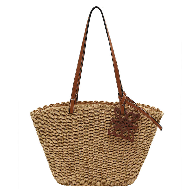 Hot Free shipping designer bags for womens Shoulder beige khaki Summer new shoulder bag fashion woven bag