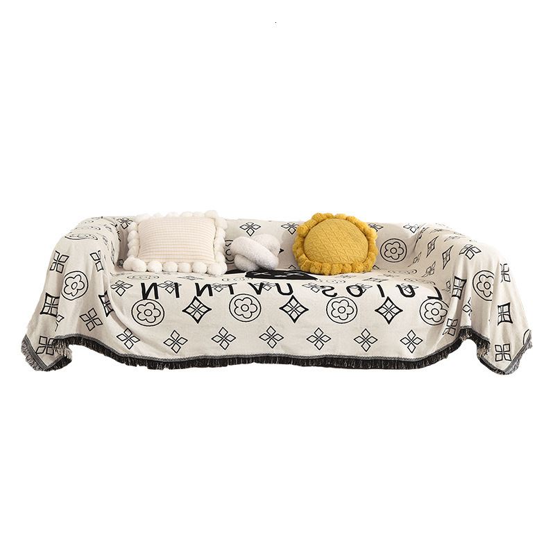 Ins style Cat-Proof Luxury All-Season Universal designer luxcury Throw Full Cover Blanket Sofa Slipcover Dustproof ddmythur
