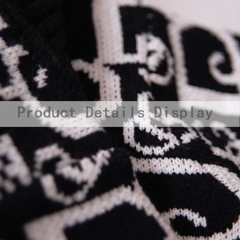 Pet Clothes Warm Winter Medium Small Dog Knitted Sweater Luxury Designer Cardigan Jewelry Decoration Kitten Puppy Coat Poodle