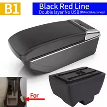 For Mahindra Armrest Box Universal Car Central Armrest Storage Box cup holder ashtray modification accessories